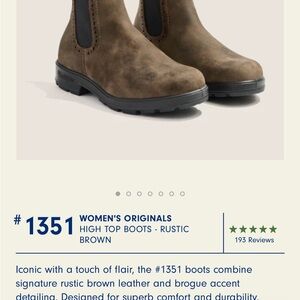 Blundstone Chelsea Boots.Almost new condition! Worn 3 times.Too small for me:(